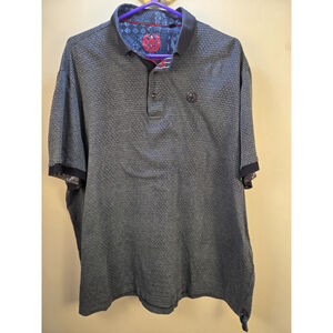 Au Noir Men's Polo Marine Size 1x Pre-Owned